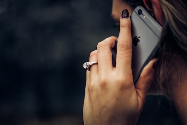 man talking on the phone